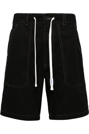 Chocoolate Drawstring-waist cotton shorts