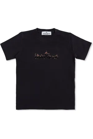 Stone Island Compass-print cotton T-shirt