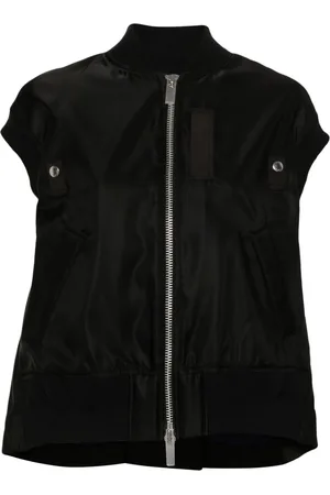SACAI Textured pleated gilet