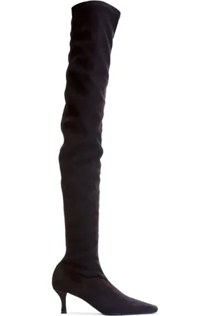 Proenza Schouler Trap over-the-knee leather boots