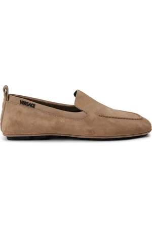 VERSACE Villa suede loafers