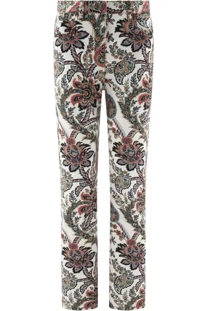 Etro Paisley-print straight-leg jeans