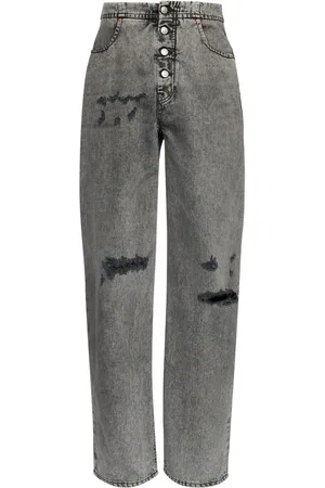 Maison Margiela Distressed wide-leg jeans