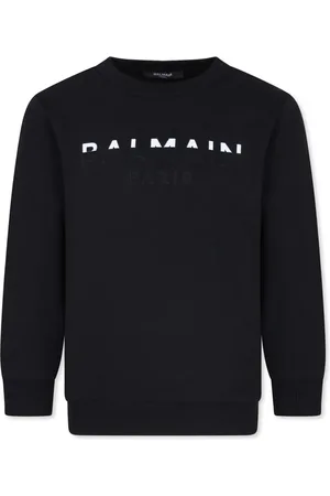 Balmain Logo-print organic cotton sweatshirt
