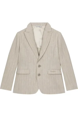 Dolce & Gabbana Striped linen blazer