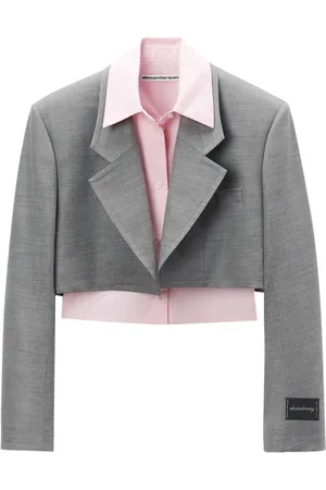 Alexander Wang Layered cropped blazer