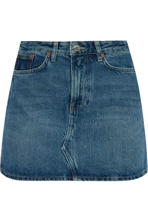 Samsøe Samsøe Organic cotton denim skirt