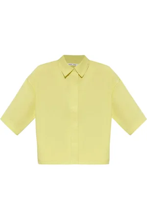 Samsøe Samsøe Drawstring-waist cropped shirt