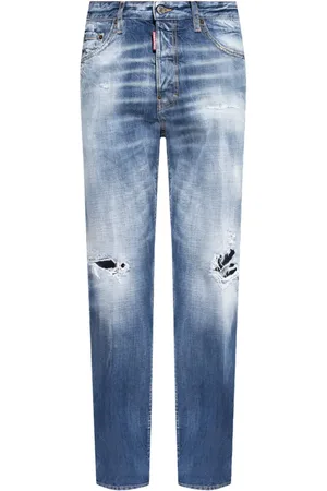 Dsquared2 Ripped straight-leg jeans