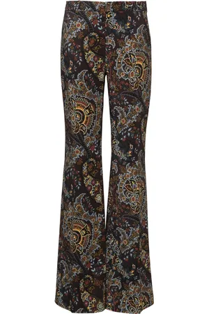 Etro Paisley-print flared trousers
