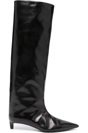 Jil Sander 45mm knee-high leather boots