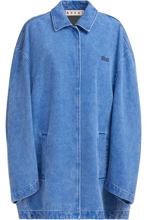 Marni Logo-appliqué denim jacket