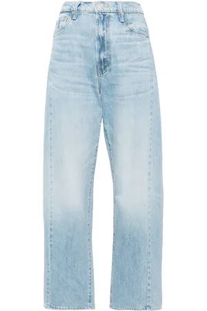 Mother The Half-Pipe Flood high-rise wide-leg jeans