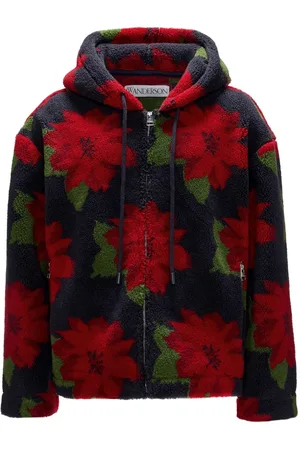 J.W.Anderson Floral-print hooded jacket