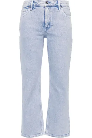 Tory Burch Mid-rise cropped jeans