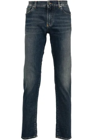 Dolce & Gabbana Logo-plaque slim-fit jeans