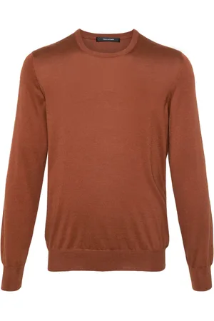 TAGLIATORE Gray crew-neck jumper