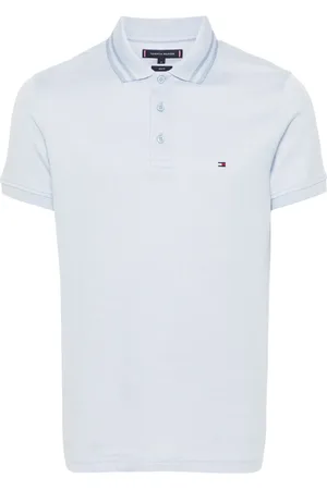 Tommy Hilfiger Logo-embroidered organic cotton polo shirt