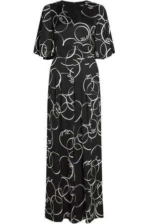 Karl Lagerfeld Circle-print wide-leg jumpsuit