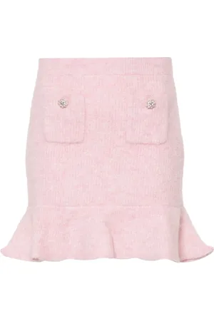 Self-Portrait Knitted mini skirt