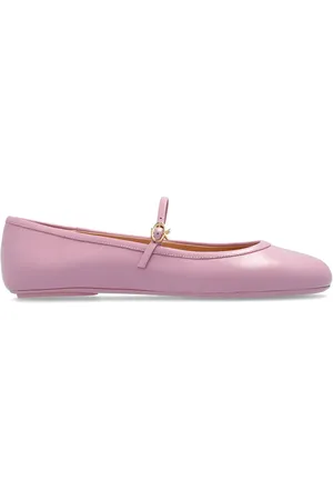 Gianvito Rossi Carla leather ballet pumps