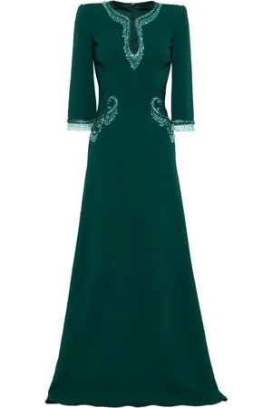 Jenny Packham Viva bead-embellished maxi dress