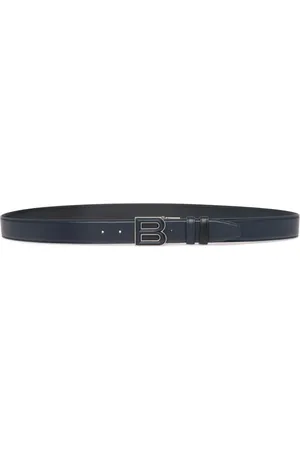 Bally Logo-buckle leather belt