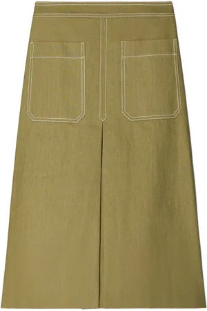 Tory Burch Cotton twill skirt