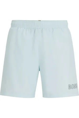 HUGO BOSS Logo-print swim shorts