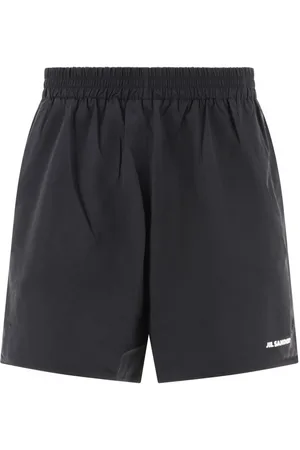 Jil Sander Elasticated-waist logo-print shorts