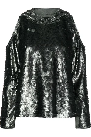 RTA Asymmetric cut-detail hoodie