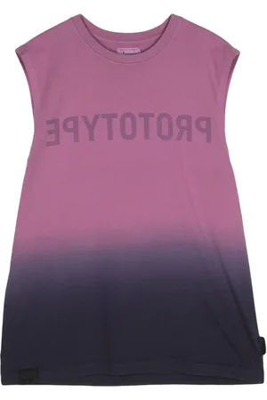 Izzue Ombré-effect cotton tank top