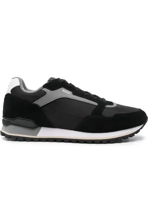 HUGO BOSS Lace-up panelled sneakers