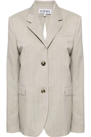 Loewe Tied-back wool blazer