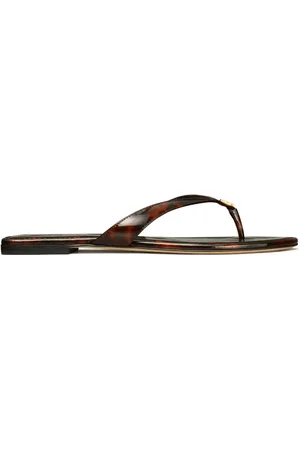 Tory Burch Classic leather flip flops