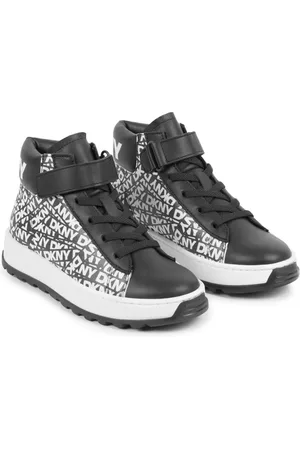 DKNY Logo-print high-top sneakers