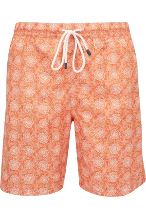 FEDELI Floral-print swim shorts