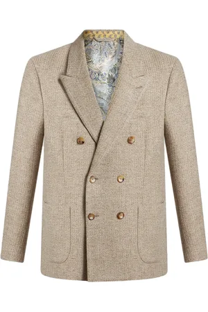 Etro Double-breasted peak-lapel blazer