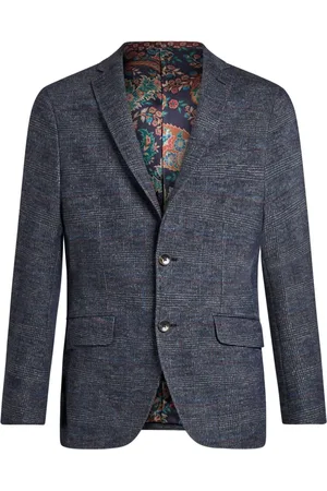 Etro Single-breasted checked blazer