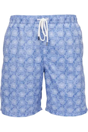 FEDELI Floral-print swim shorts