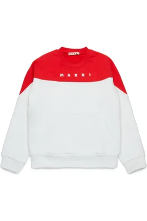 Marni Logo-print two-tone sweatshirt