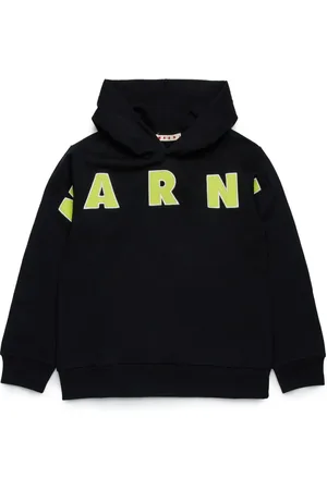 Marni Logo-print cotton hoodie