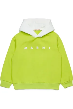 Marni Logo-print cotton hoodie