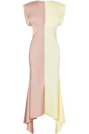Serafini Keyhole-neck maxi dress