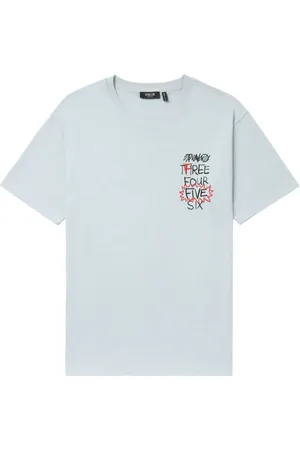 FIVE CM Illustration-print cotton T-shirt