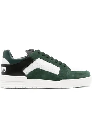 Moschino Embossed-logo low-top sneakers