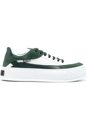 Moschino Panelled flatform sneakers
