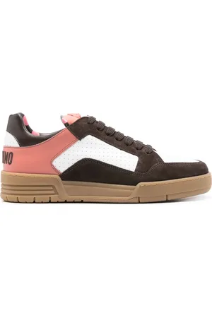 Moschino Panelled leather sneakers