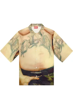 Diesel X ToFF graphic-print button-up shirt