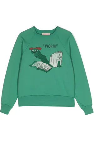 The Animals Observatory Shark bookworm-print T-shirt